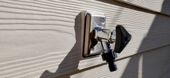 BONFIX vorstvrije buitenkraan op schuine ondergrond